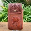 Tombstone Honey Leather Tooled Horse Cell Phone Case -Guadalajara Western Wear IMG 4002