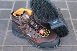 Cactus Men's 6080C Dark Brown Composite Toe Memory Foam