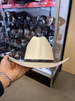 500X Johnson Copa Alta 4 3/4" Falda Corta 3" Toquilla Avestruz Negro 10 500X Johnson Copa Alta 4 3/4" Falda Corta 3" Toquilla Avestruz Negro -Guadalajara Western Wear IMG 4403