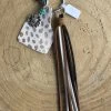 Western Leopard Print Keychain