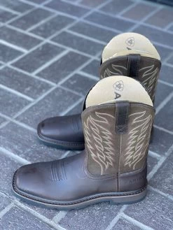 Ariat Groundbreaker Electrical Hazard Soft Toe Square Toe Work Boot -Guadalajara Western Wear IMG 4737