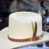 Genuine Cognac Caiman Leather Hat Band -Guadalajara Western Wear IMG 4879