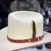 Genuine Red Caiman Leather Hat Band -Guadalajara Western Wear IMG 4880