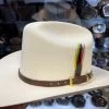 Genuine Dark Brown Ostrich Leather Hat Band -Guadalajara Western Wear IMG 4901
