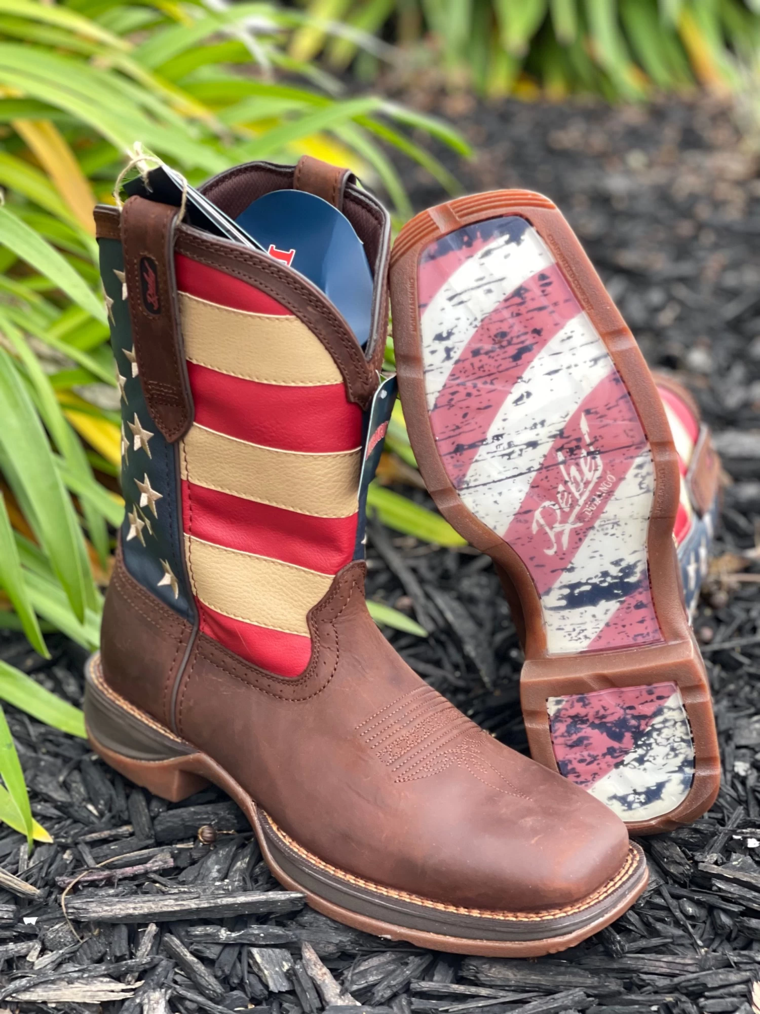 Ariat Rebel Patriotic Pull-On Durango Western Boot 3 Ariat Rebel Patriotic Pull-On Durango Western Boot