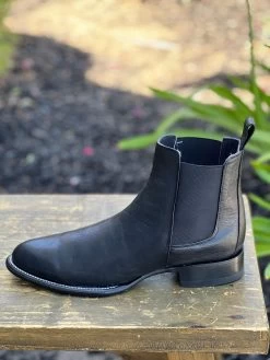 Los Altos Piel Negro Botin Chelsea -Guadalajara Western Wear IMG 5606