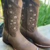 Reyme Crazy Tang Flower Stitched Cowgirl Boot -Guadalajara Western Wear IMG 5616