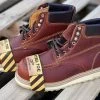 Lightweight Brown 6" Wedge Style Steel Toe Work Boot -Guadalajara Western Wear IMG 5620