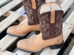 Ariat Men's Matte Tan Sport Pardner Western Boot -Guadalajara Western Wear IMG 5659
