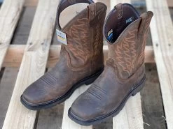 Ariat Groundbreaker Electrical Hazard Soft Toe Square Toe Work Boot -Guadalajara Western Wear IMG 5670