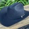 30x Larry Mahan Opulento Black Fur Felt Cowboy Hat -Guadalajara Western Wear IMG 5770