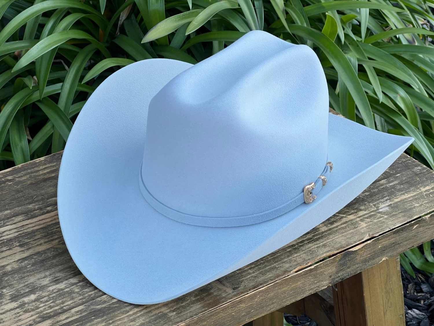 30x Larry Mahan Opulento Platinum Fur Felt Cowboy Hat 3 30x Larry Mahan Opulento Platinum Fur Felt Cowboy Hat
