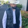 Cuadra Men's Lamb Vest Black -Guadalajara Western Wear IMG 6123