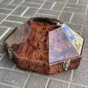 Exclusive Brown Wood HydroDipped Hat Carrying Case -Guadalajara Western Wear IMG 63782