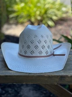 American Hat Co. Straw #7800 Crown: Minnick Brim: 4" CHL Trim: 2 CAHS -Guadalajara Western Wear IMG 6446