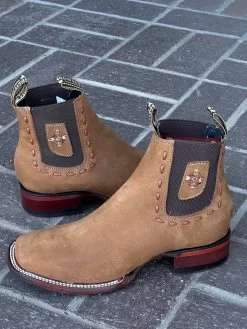 Los Altos Aztec Nobuck Chedron Botin Cuadrado Para Dama -Guadalajara Western Wear IMG 6469 dac48eed 43bb 4927 ac21 b3dda6641621 1