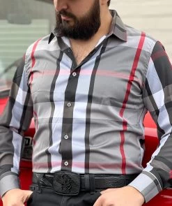 Platini Camisa Vaquera (Black/RED)- CHL9162