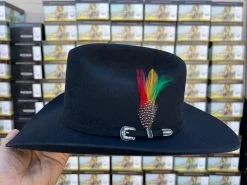 Stetson 6x Skyline Negro Horma Sinaloa (Copa Chica Falda/Brim 3.5") -Guadalajara Western Wear IMG 6815