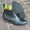La Barca Black Rubber Sole Charro Boot