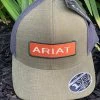 Ariat Olive And Orange Logo Meshback Cap -Guadalajara Western Wear IMG 7855 7253d92f f111 42ca 97e5 c397389056bb