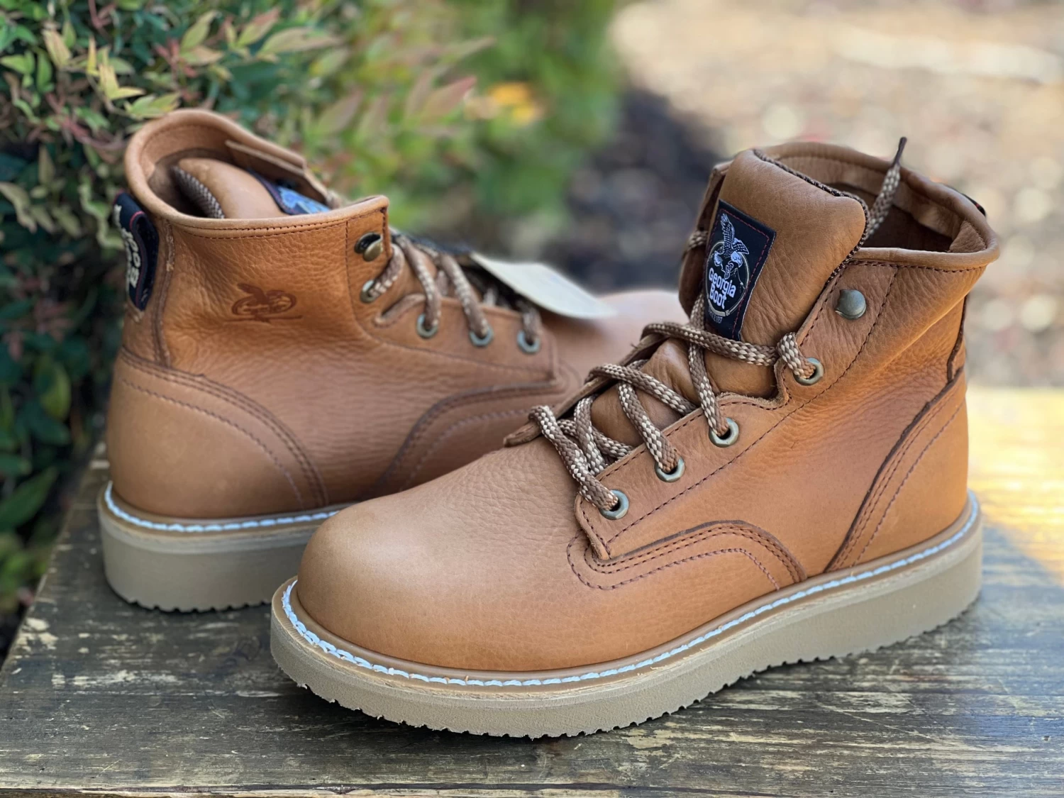 Georgia Men's 6'' Wedge Soft Toe Work Boot - G6152 3 Georgia Men's 6'' Wedge Soft Toe Work Boot - G6152