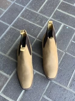 Crazy Horse Leather Sole Botin Charro -Guadalajara Western Wear IMG 8607