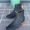 Crazy Horse Black Suede Botin Charro -Guadalajara Western Wear IMG 8992 0861d4e8 df2b 490e 911a ea975643e80b