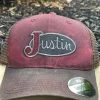 Justin Cap - Red -Guadalajara Western Wear IMG 95322copy