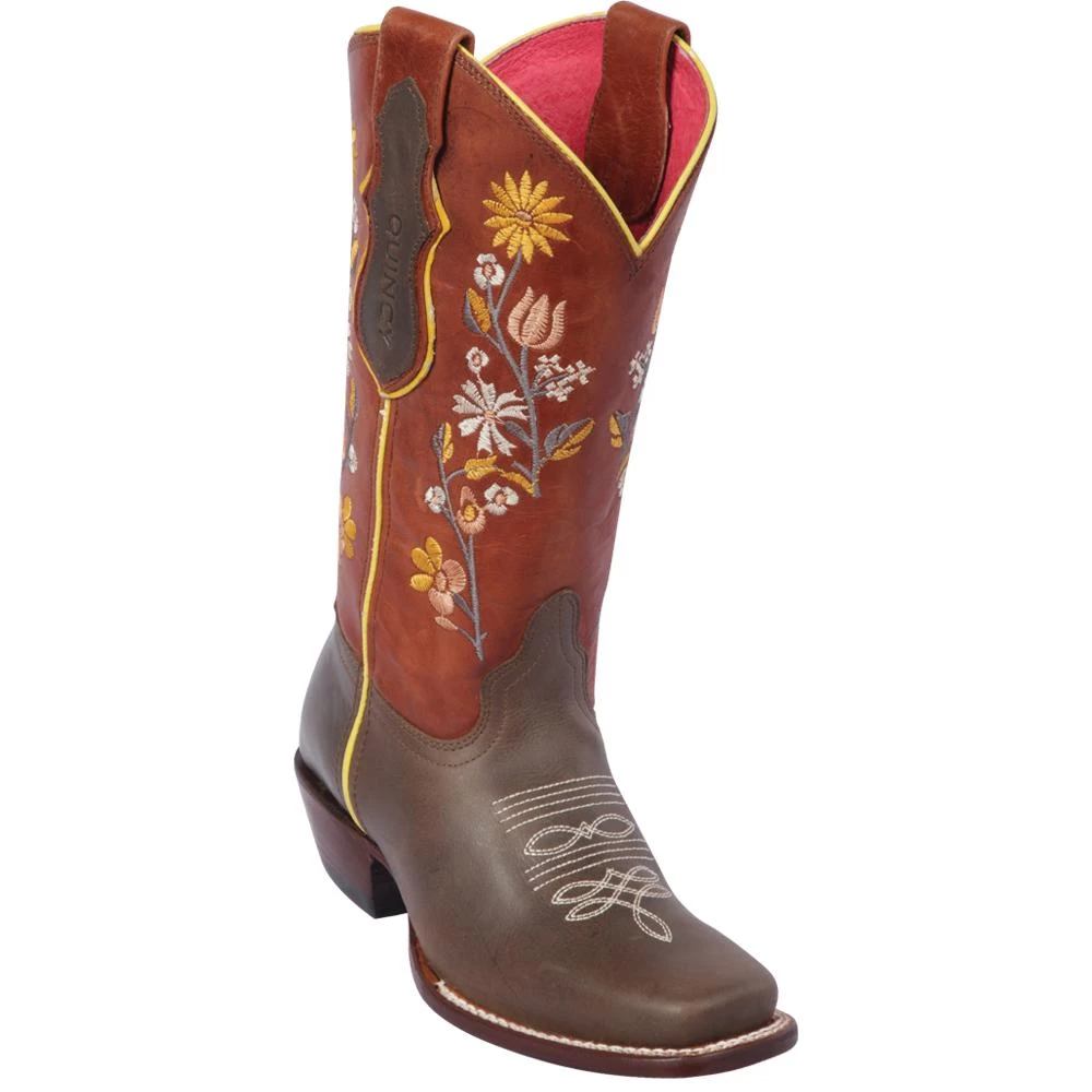 Quincy Square Toe Western Cowgirl Boots - Q3125207 3 Quincy Square Toe Western Cowgirl Boots - Q3125207
