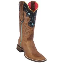 Quincy Wide Square Toe Western Cowgirl Boots - Q3222051