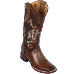 Quincy Wide Square Toe Western Cowgirl Boots - Q322T4259