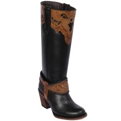 Quincy Round Toe Western Cowgirl Boots - Q392705