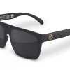 REGULATOR SUNGLASSES: Black Frame / Polarized Black - Gold Emblems -Guadalajara Western Wear Reg Black Pol Gold Emb Side 2000x 2