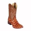 Los Altos Glossy Cognac Piraruccu Wide Square Toe Cowboy Boots -Guadalajara Western Wear Untitled 5