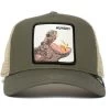 Hippo Hooray- Olive -Guadalajara Western Wear goorin bros hippopotamus hungry hippo hooray the farm green trucker hat