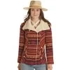 Powder River Ladies Serape Stripe Wool Coat -Guadalajara Western Wear powder river ladies serape stripe wool coat prwo92rzyy 1