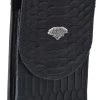 White Diamond Funda Python Leather Cell Phone Case - Negro -Guadalajara Western Wear whitediamand1306