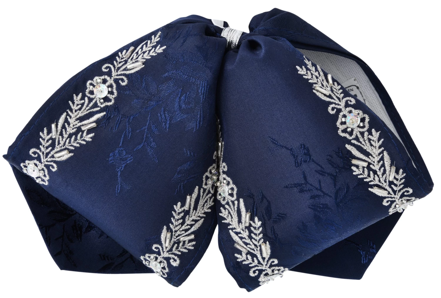 Moño Charro - Marino / Plata 3 Moño Charro - Marino / Plata