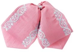 Moño Charro - Rosa / Plata