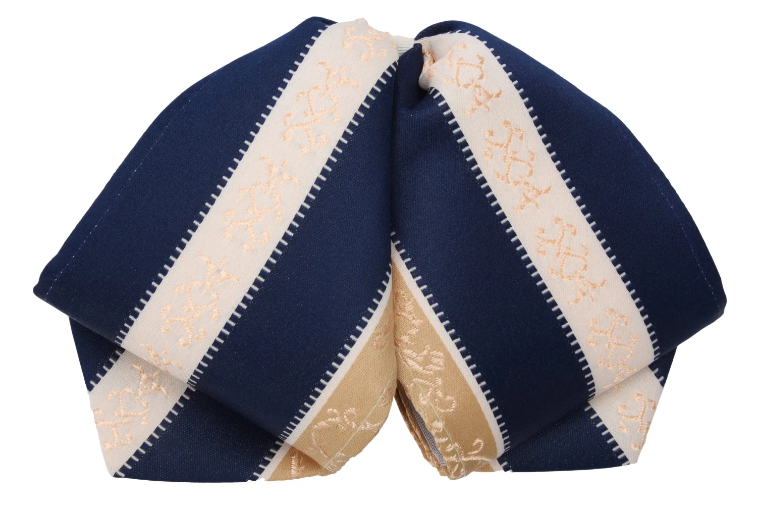 Moño Charro - Marino / Beige 3 Moño Charro - Marino / Beige