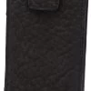 White Diamond Bull Shoulder Leather Cell Phone Case - Cafe -Guadalajara Western Wear whitediamonds0236