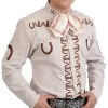 Camisa Charra Tradicional - Beige