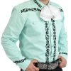 Camisa Charra 860-20 -Guadalajara Western Wear whitediamonds0459